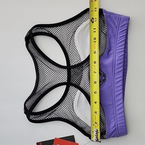 Public Myth Lilac Mix Black Mesh Sports Bra Size Smal - Picture 12 of 12